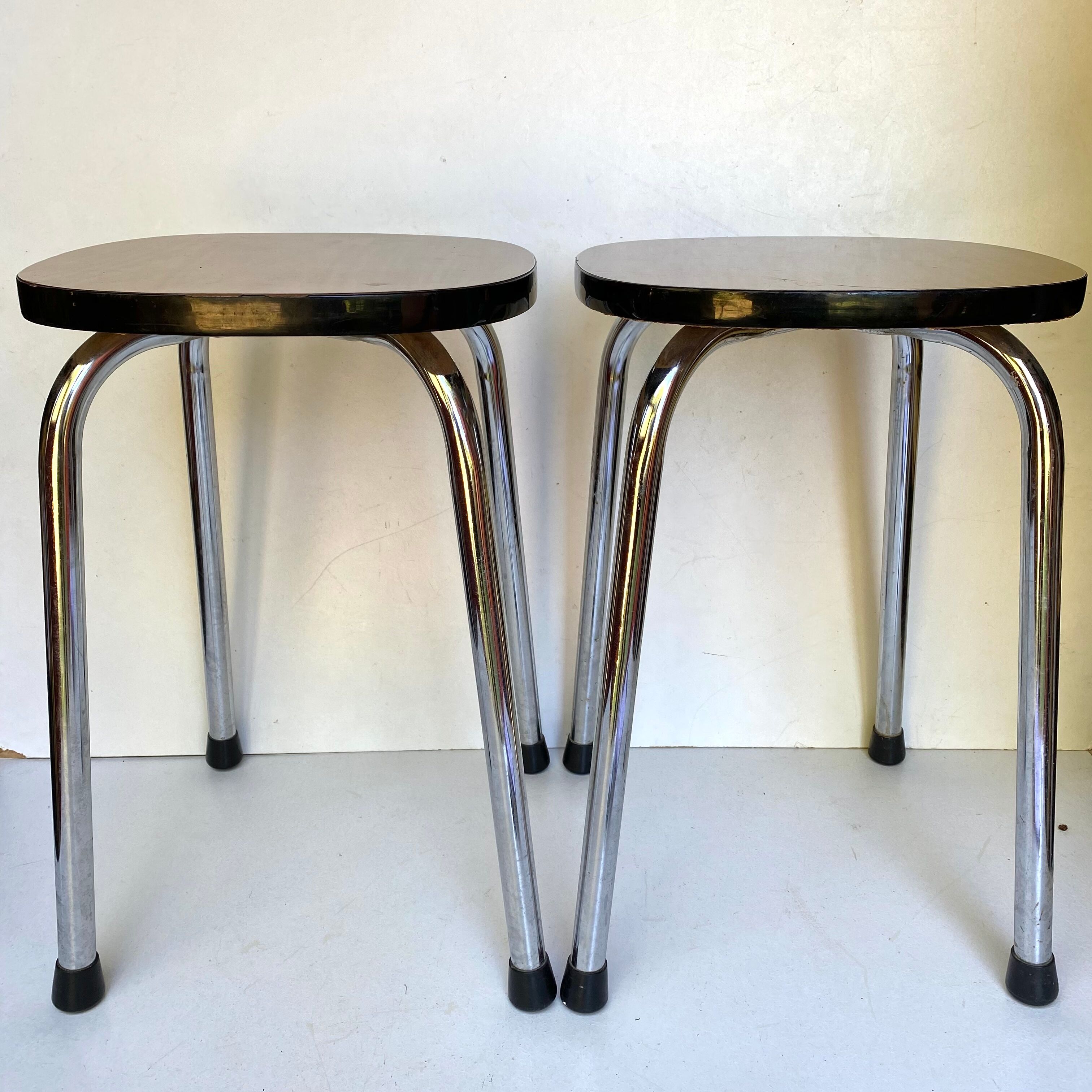 Vintage formica stools