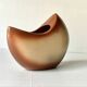 Half-moon vase Bertoncello Italy 1970