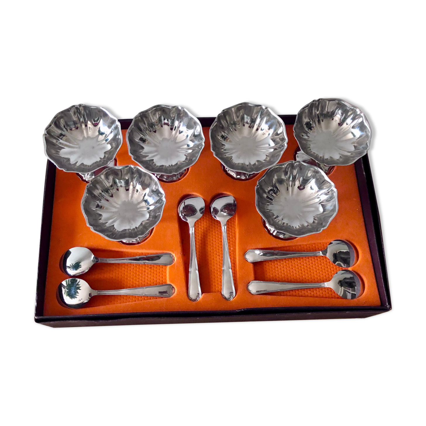 Ice cup and spoon box