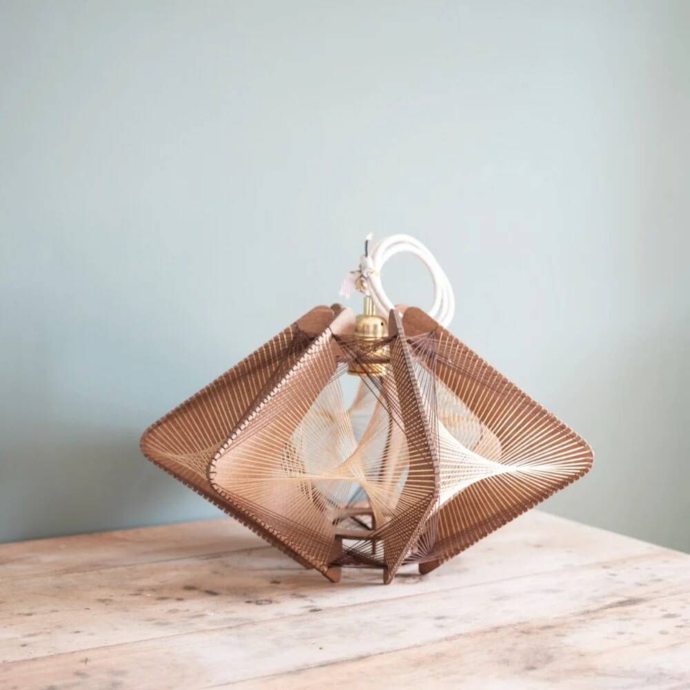 Suspension scandinave 70's fil et bois