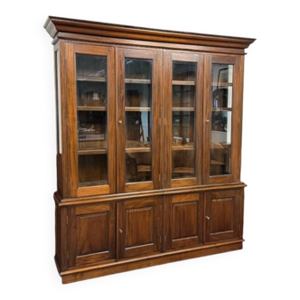 Classic English Bookcase Cabinet
