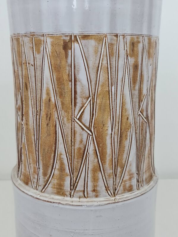 Grand vase Cylindre en céramique par Les Argonautes