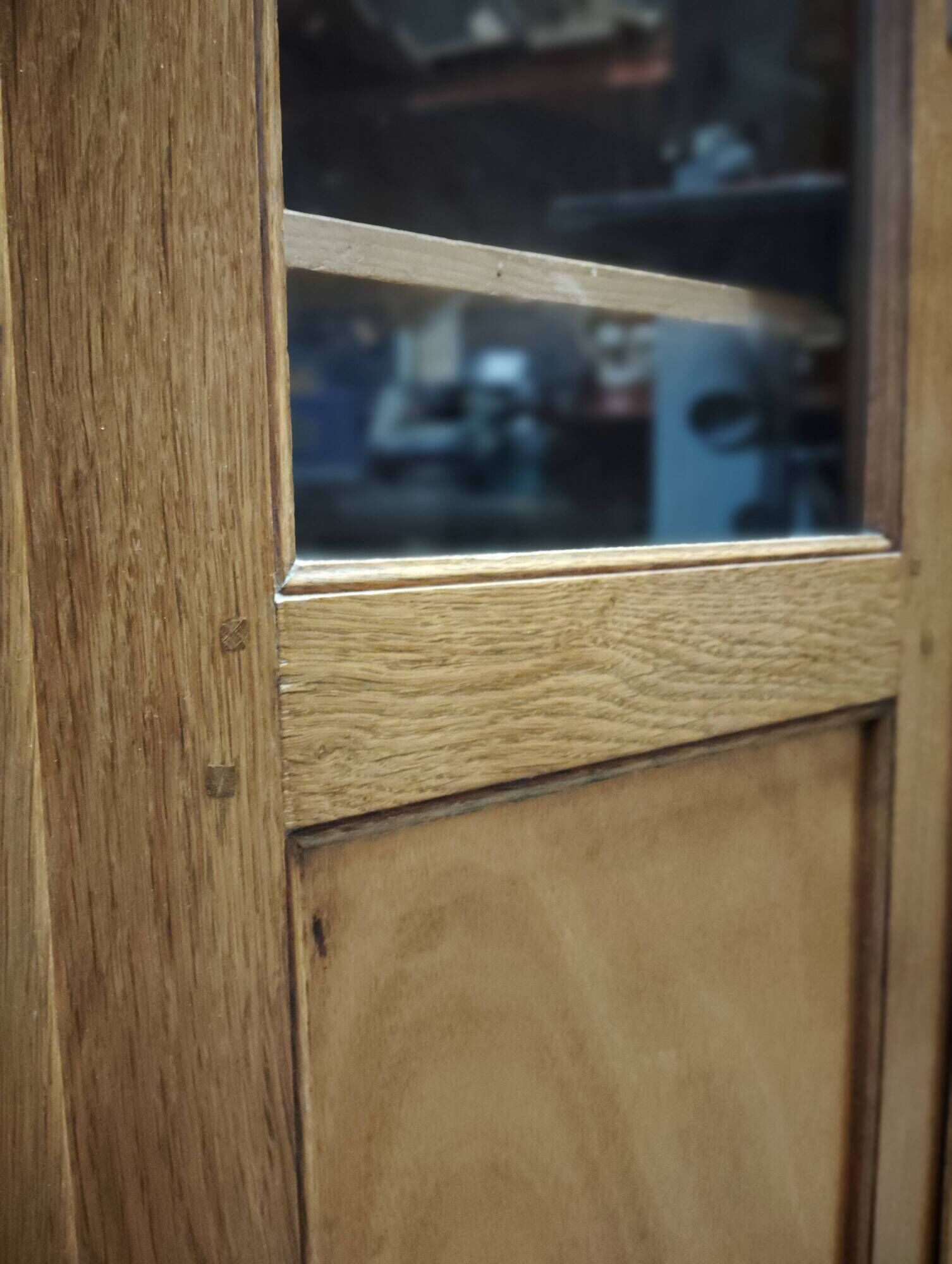 Armoire vitrine/bibliothèque Art Deco