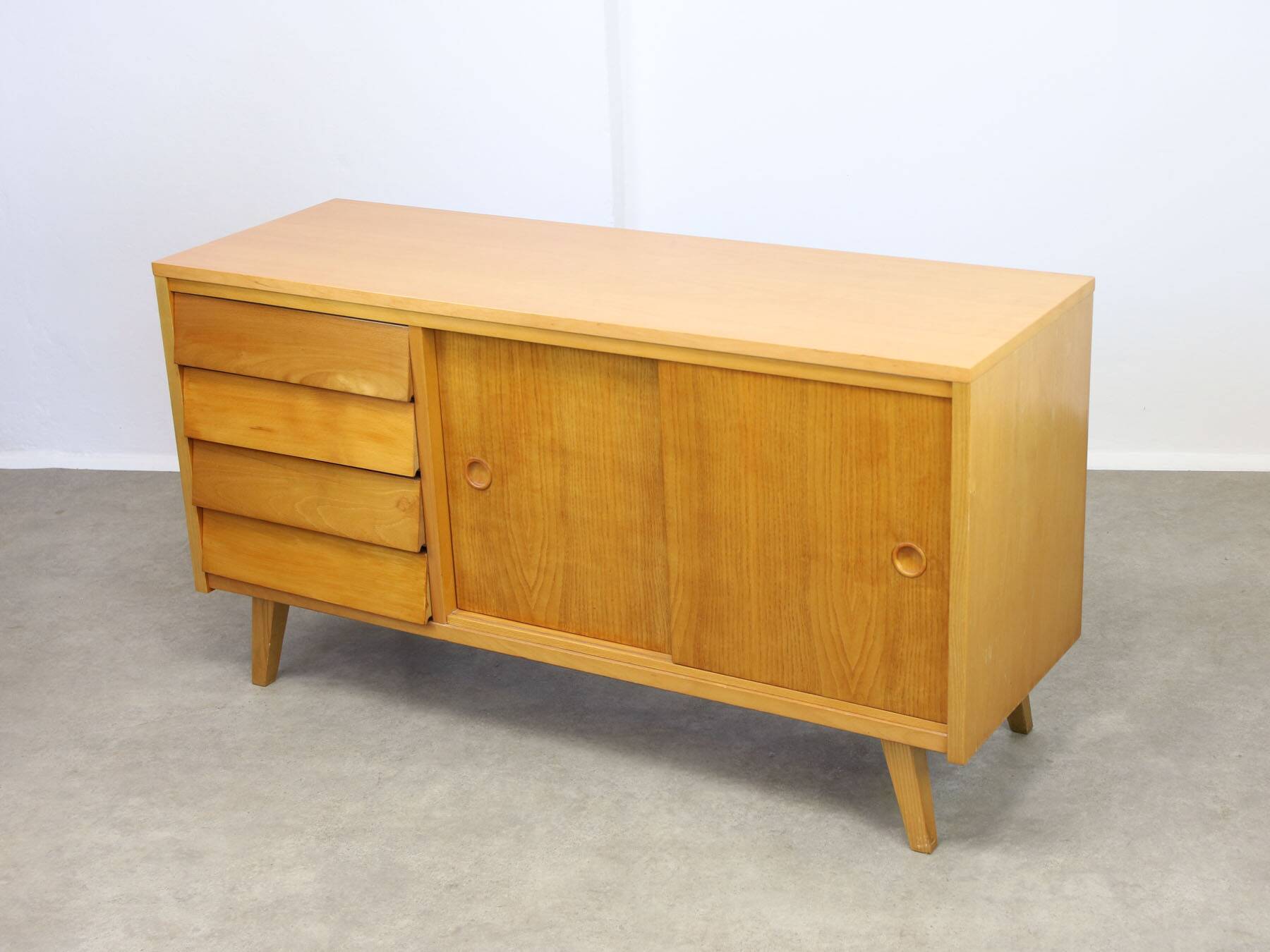 Mid-Century Italian Wooden Sideboard, 1950s