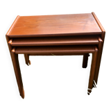 Scandinavian teak nesting table Design