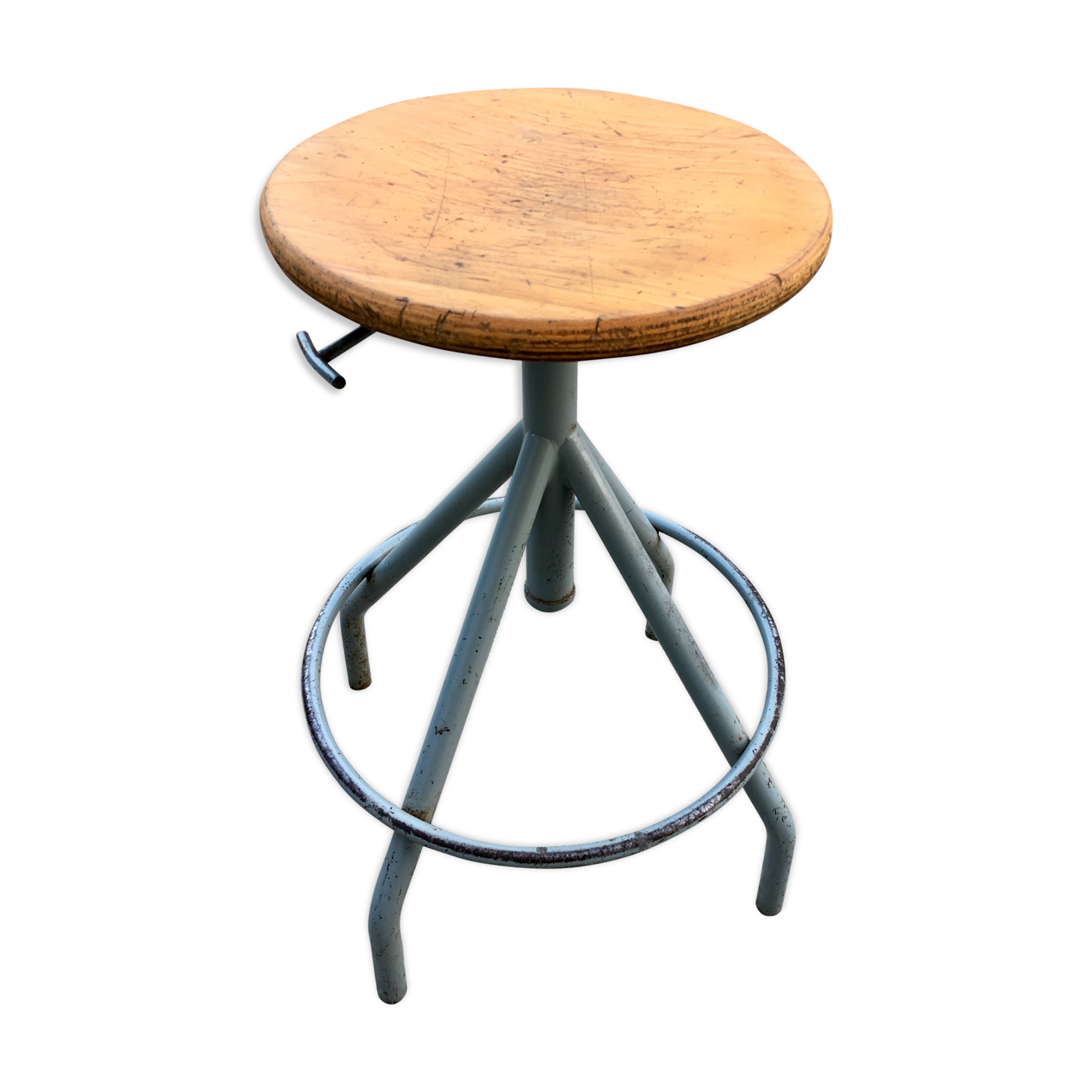 Industrial shop stool