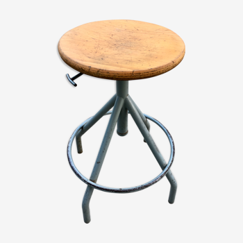 Industrial shop stool