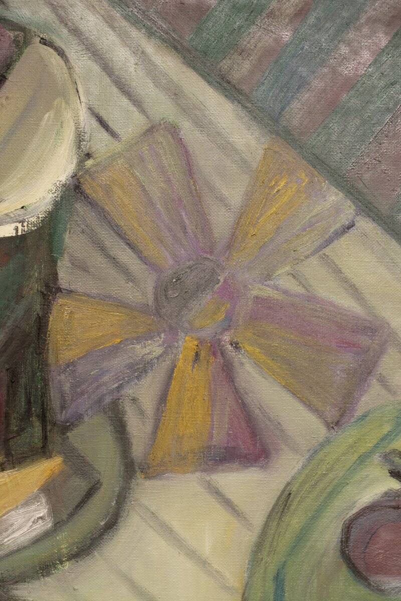 Cubist Still Life with Flowers - Elisabeth Ronget