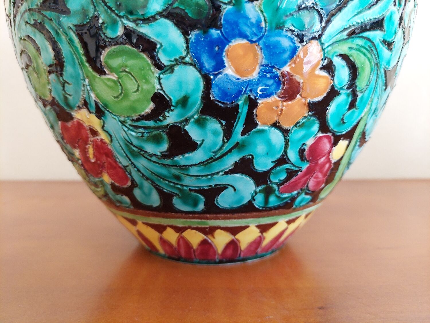 Large Monaco Cerart Vase 1950 1960