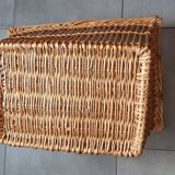 Old rattan basket