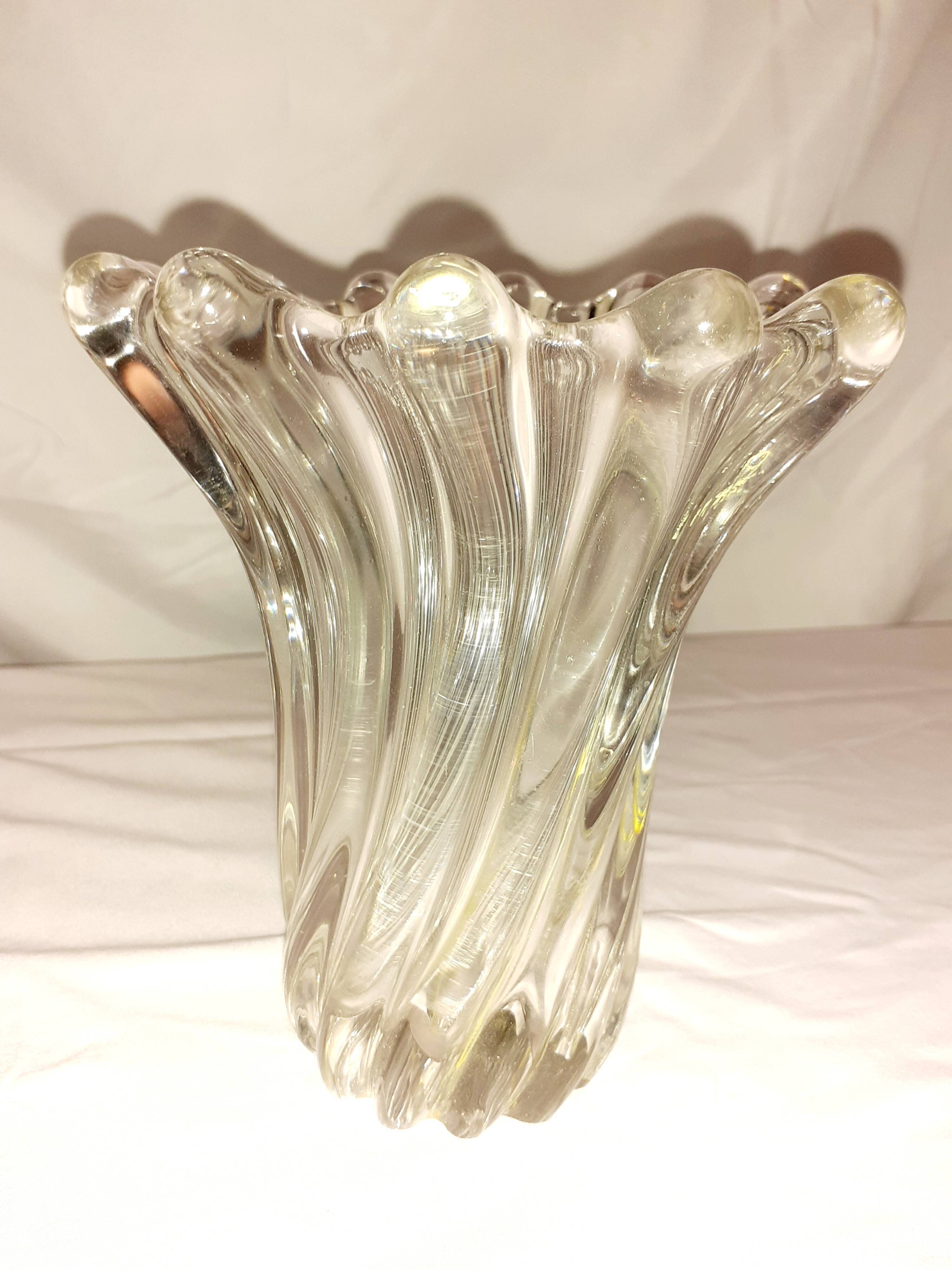 Modern glass vase