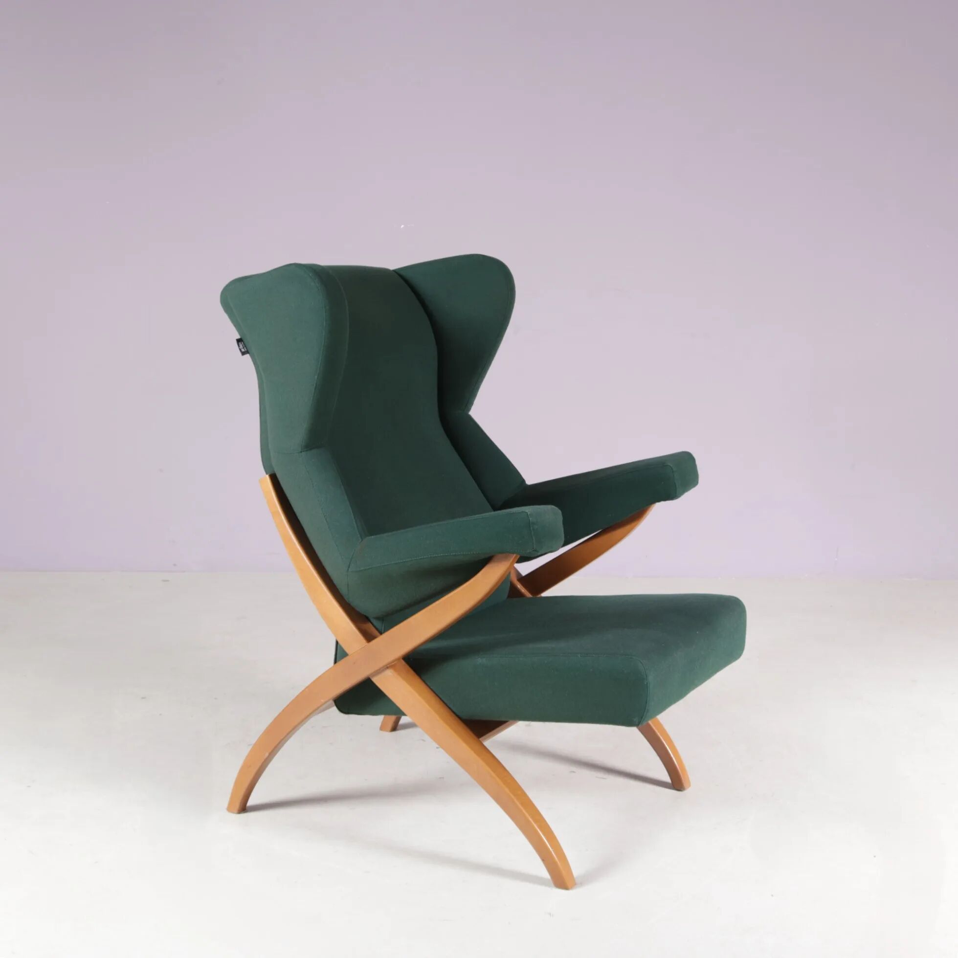 1980s Fiorenza high back easy chair by Franco Albini for Arflex Italy