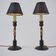 Paire de lampes anciennes Cheshire Cat Lewis Carroll Alice au pays des merveilles années 1920 Royaume-Uni
