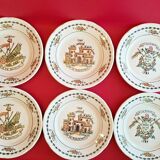 6 assiettes révolutionnaire révolution française 1789 - C.B.M. CBM
