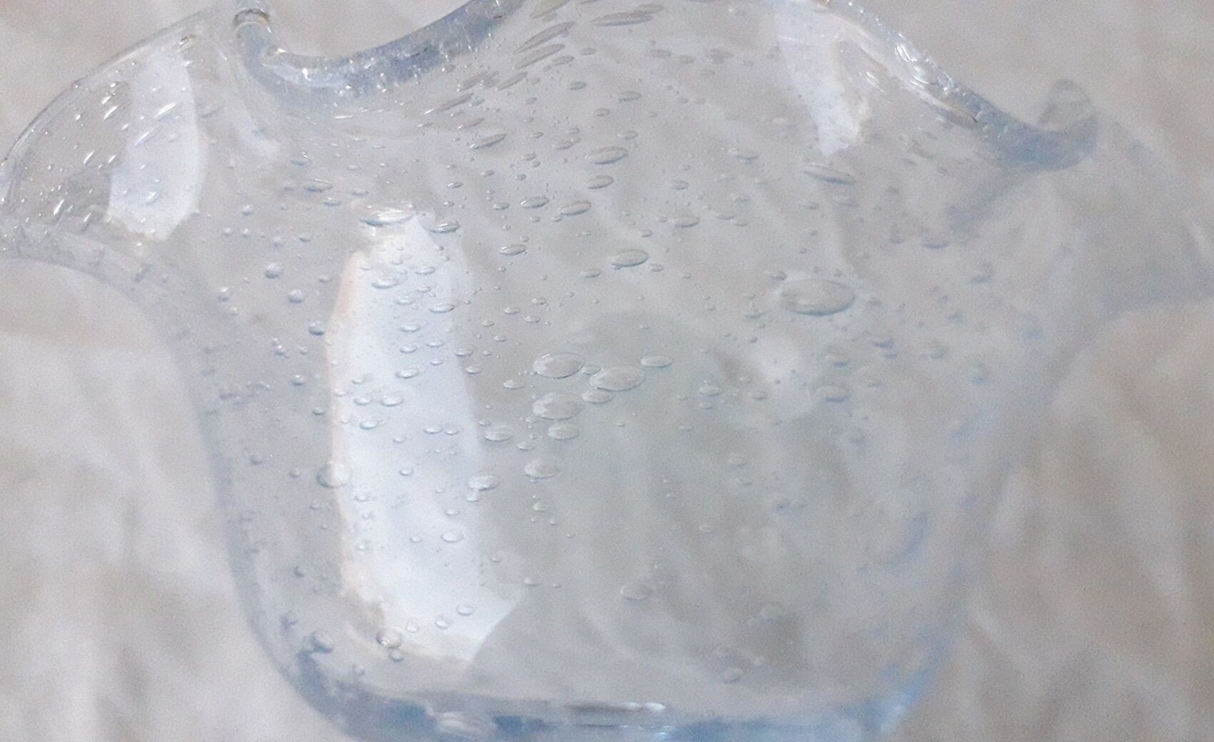 Vide-poche verre bullé