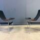 Pair of T side chairs by Katavolos, Littell & Kelley for Laverne International