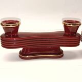 Set of 2 Art Deco candlesticks from the 1930s