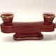 Set of 2 Art Deco candlesticks from the 1930s