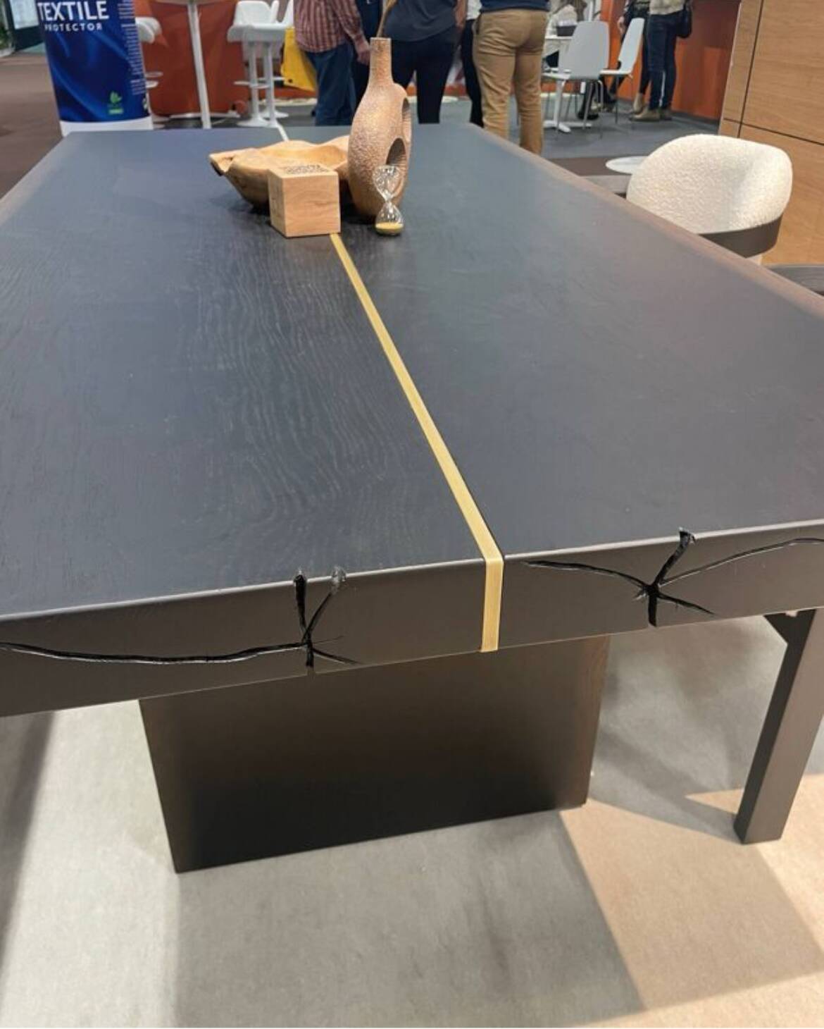 Arhaus solid oak table