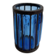 Vase en verre soufflé enchâssé