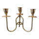 Golden brass candle holder
