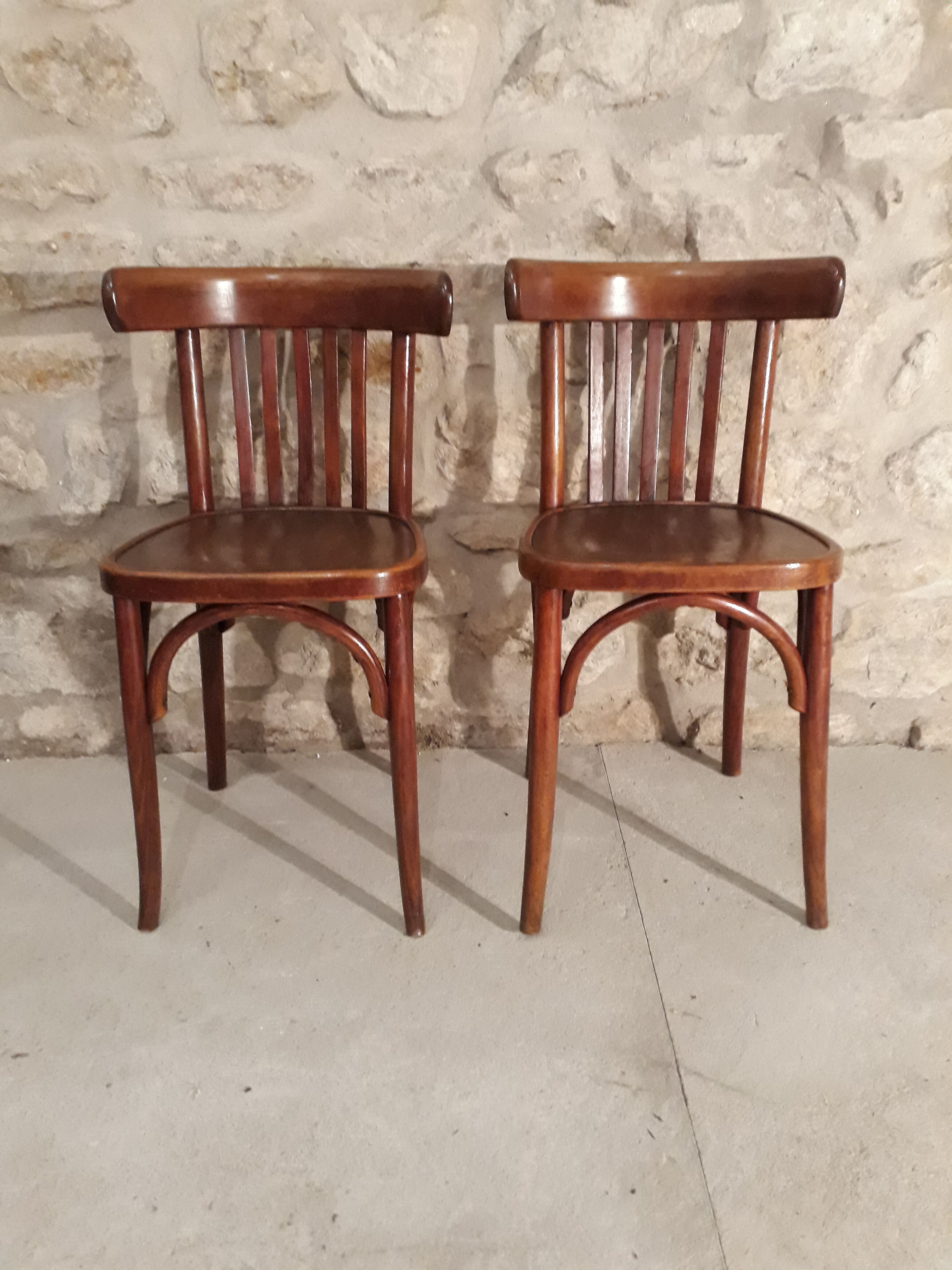 Pair of  chairs Japy Frères