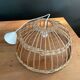 Vintage wicker pendant lamp