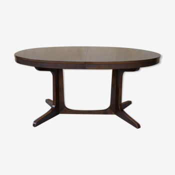 Oval dining table extendable by Baumann