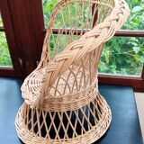 Fauteuil enfant en rotin