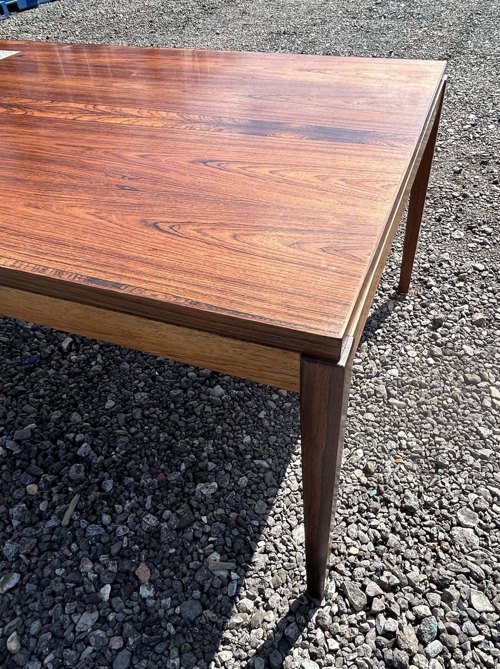 Danish rosewood coffee tables with tiles