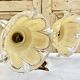 Wall lamp double fires copper metal art deco glassware ezan opalescent gilded