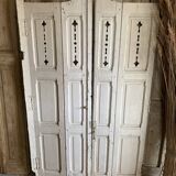 Pair of old shutters