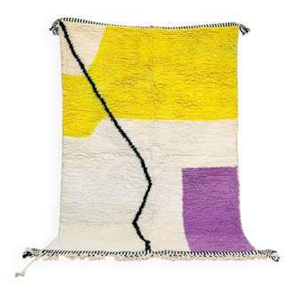 Tapis azilal coloré fait main