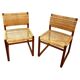 BM61 chairs in mahogany by Borge Mogensen