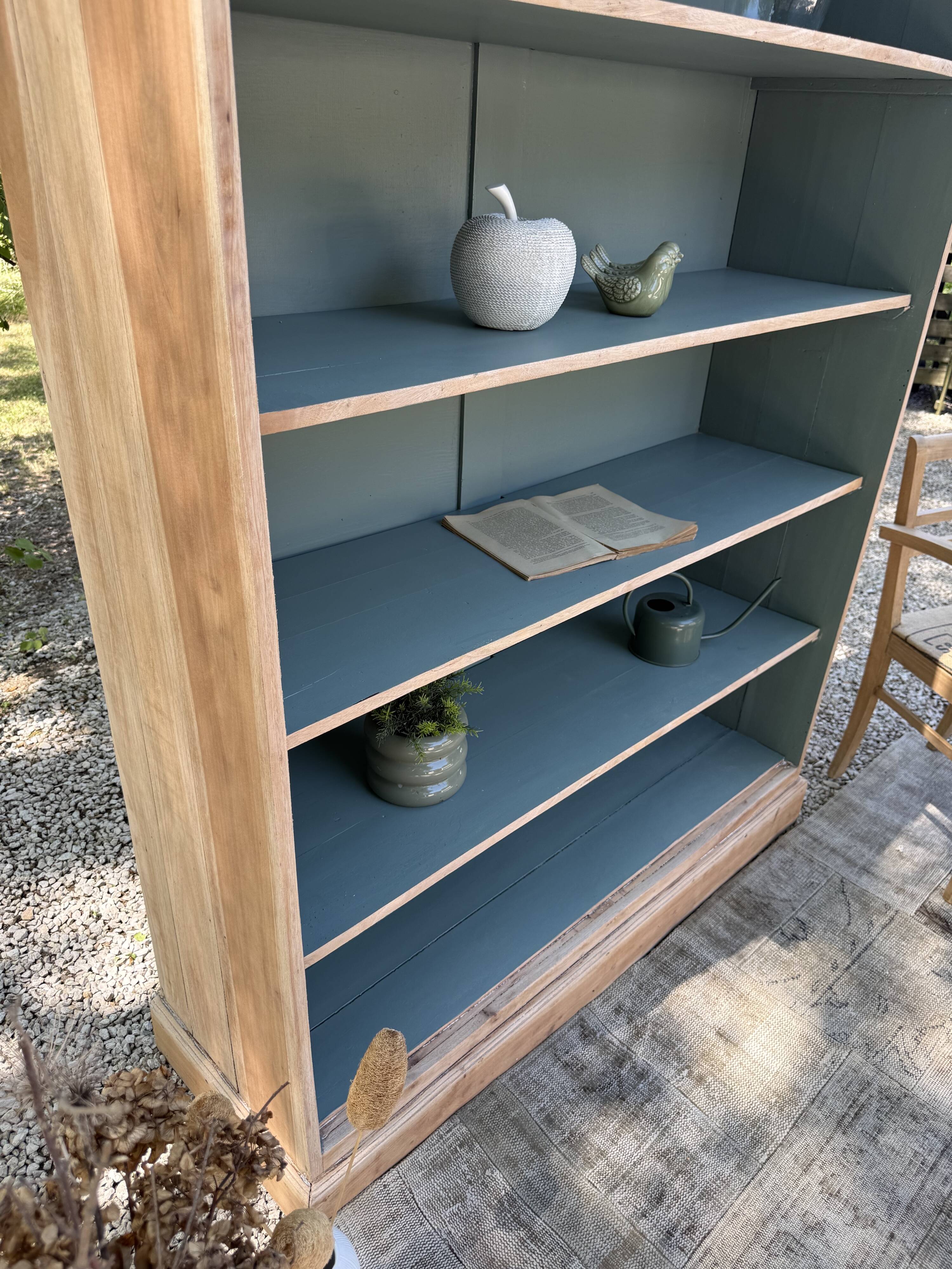 Renovated solid wood library