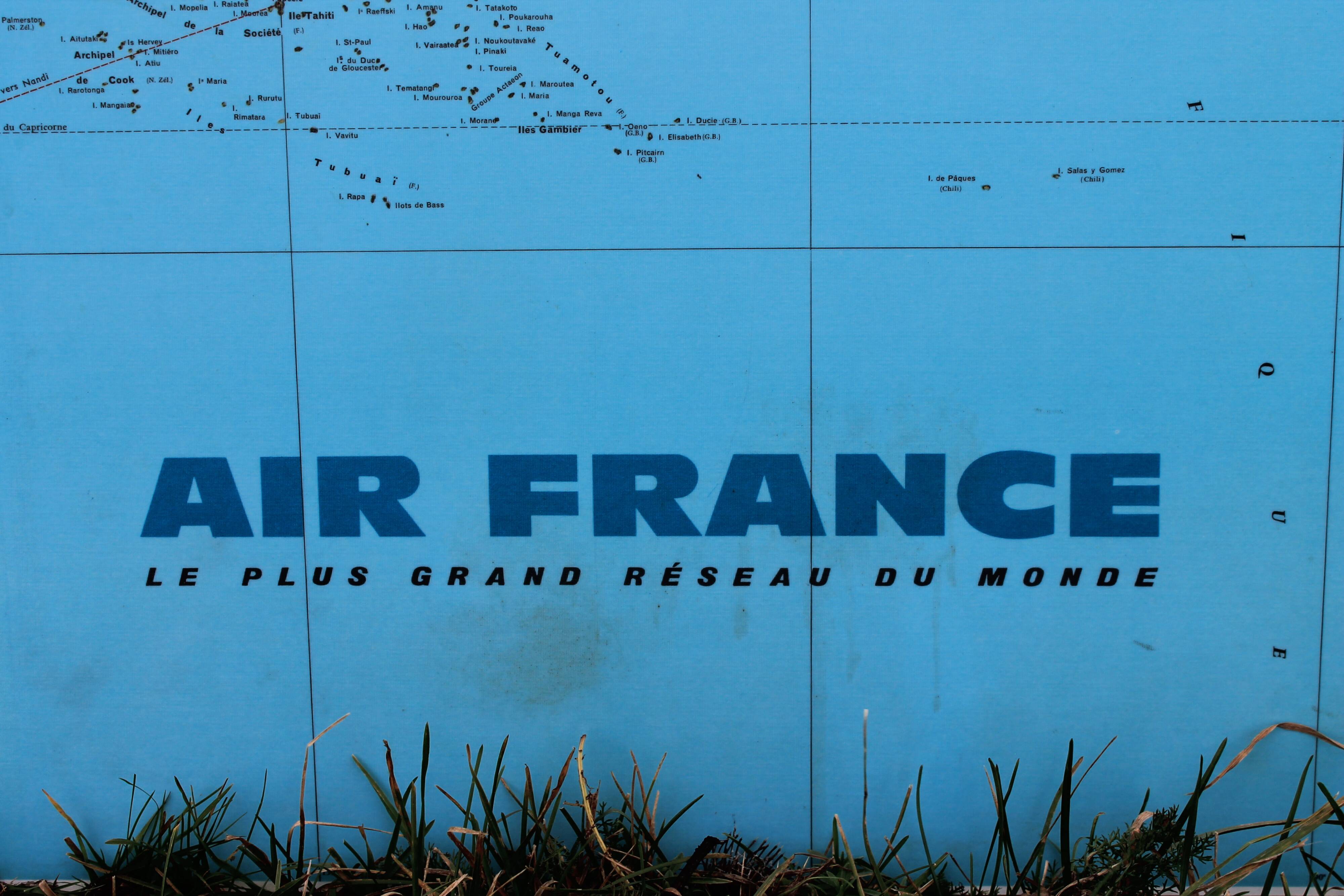 World Air France map