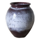 Enamelled ceramic vase signed Rouhier