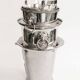 Modernist silver-plated champagne and ice bucket, 1950s.