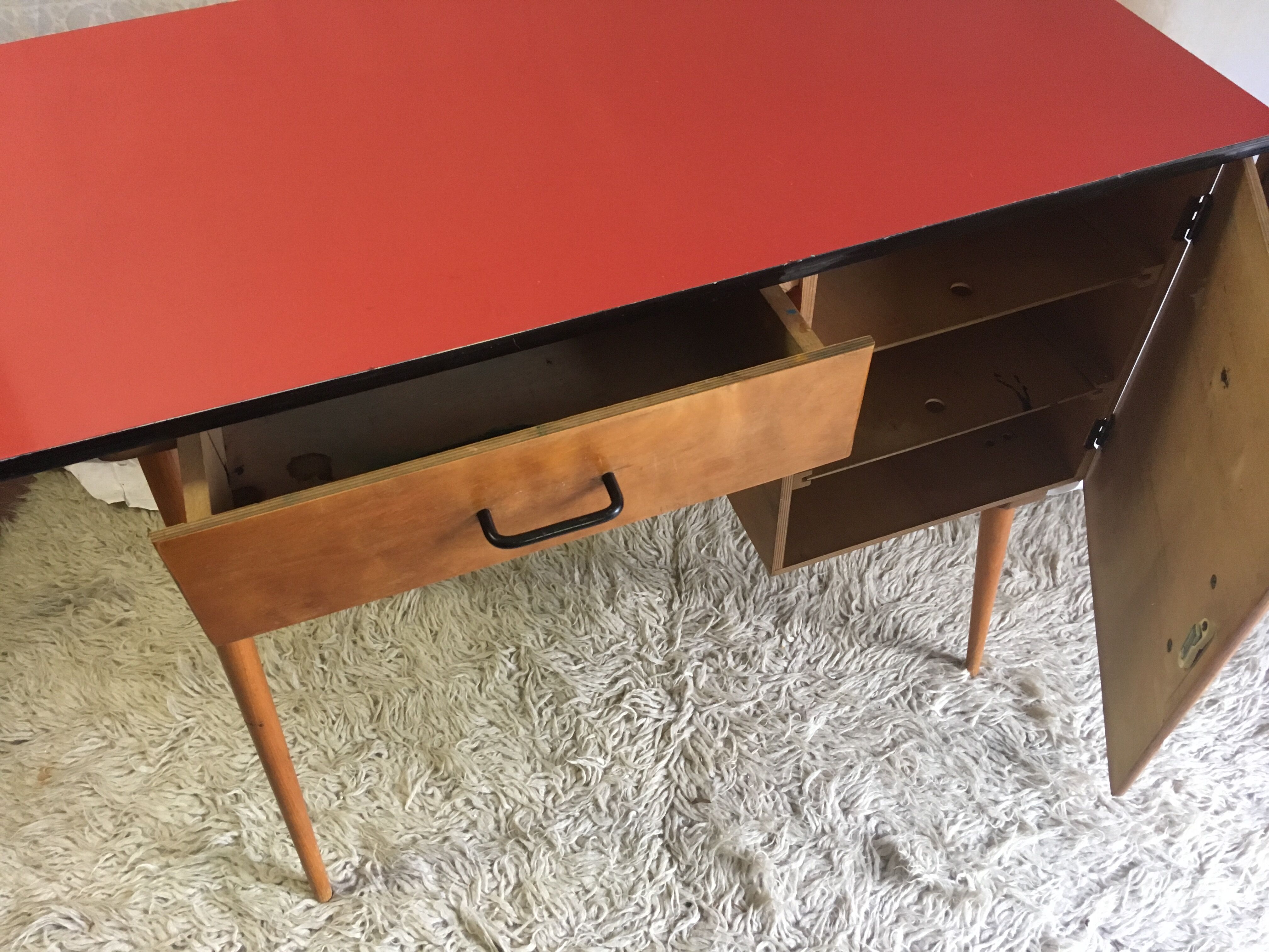 Baumann compass feet desk - 50s