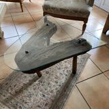 Table basse en bois massif