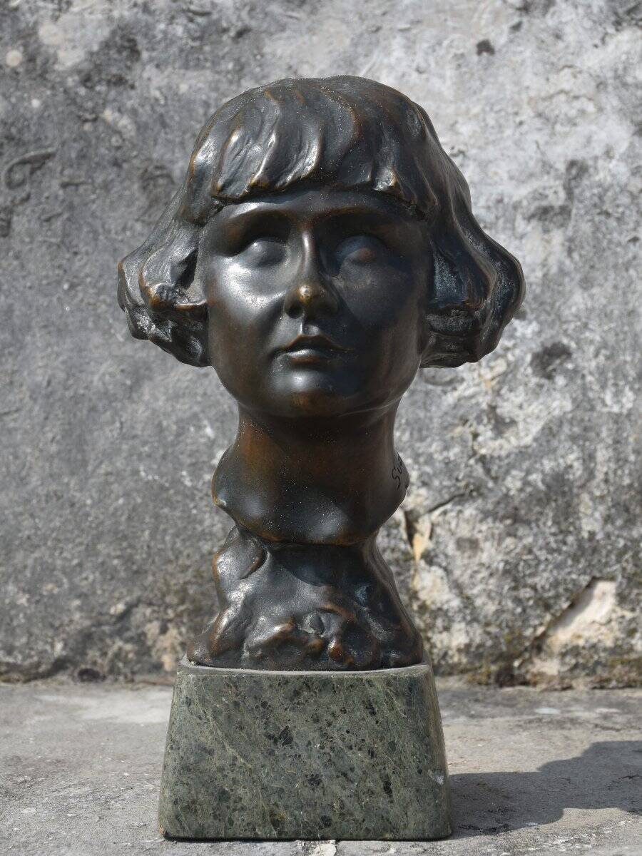 Suzy De Grauw, Tête de fille (1918)