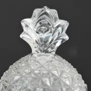 Sucrier / Bonbonnière ananas cristal 1970