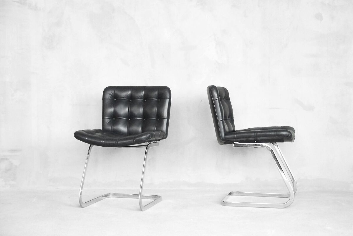 Set of 2 chairs by Robert Haussmann for Sede 60s