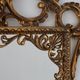 Miroir en métal doré de style Chippendale, Italie, 20e siècle