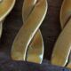 FPP Vallauris barbotine trivets, bottle coasters and knife holders