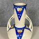 Large Art Deco period vase: Cracked ceramic print