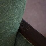 Pair of Art Deco lounge chairs, made by a Danish cabinetmaker, 1940s.