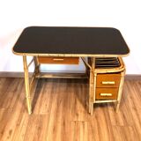 Rattan desk