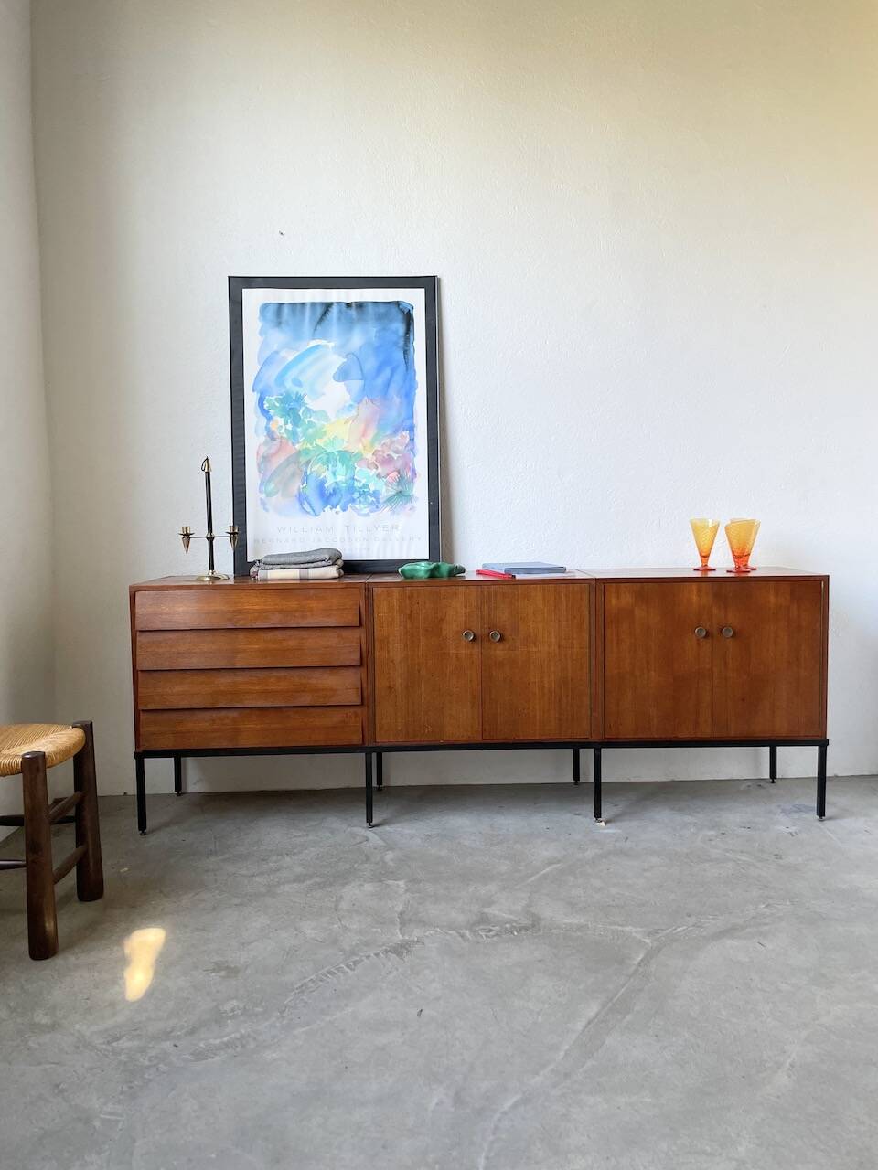 Vintage 50s modernist sideboard