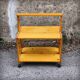 Scandinavian pine folding coffee table / serving table from the 1970s.